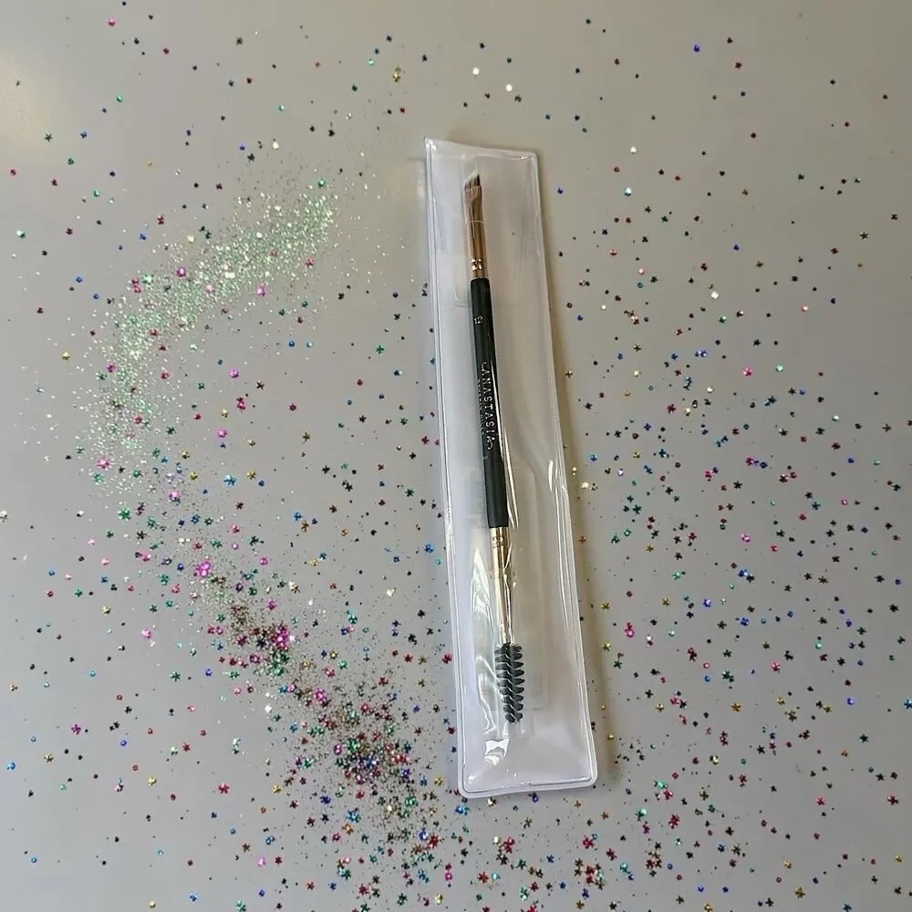 Anastasia Beverly Hills Brush 12 Duo Brow/Eye Liner Angled Cut/Spooley